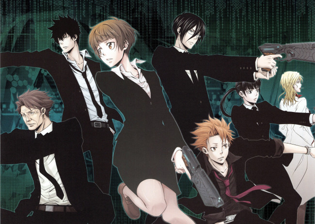 Обои картинки фото аниме, psycho-pass, персонажи
