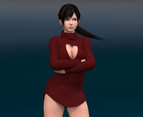 Картинка 3д+графика люди+ people грудь фон взгляд девушка