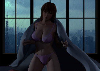 Картинка 3д+графика люди+ people девушка фон взгляд