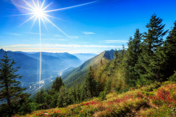 Картинка природа горы простор