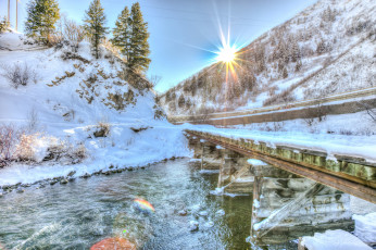 Картинка природа зима снег простор