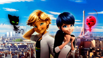 Картинка мультфильмы lady+bug+a+super-ko& 269 ka город супер герой божья коровка miraculous iadybug парень