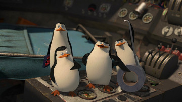 Картинка мультфильмы madagascar +escape+2+africa пингвин четыре
