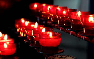 Картинка разное свечи много подсвечники огоньки