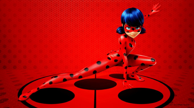 Обои картинки фото мультфильмы, lady bug a super-ko&, 269, ka, супер, герой, божья, коровка, miraculous, iadybug