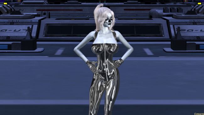 Обои картинки фото 3д графика, фантазия , fantasy, девушка, фон, взгляд