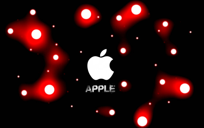 Обои картинки фото компьютеры, apple, фон, логотип