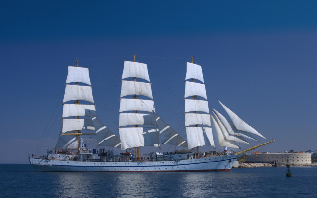 Обои картинки фото корабли, парусники, севастополь, херсонес, корабль, парусный