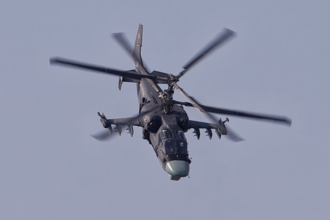 Обои картинки фото ka-52, авиация, вертолёты, вертушка