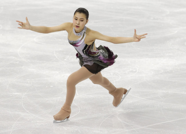 Обои картинки фото спорт, фигурное катание, девушка, выступление