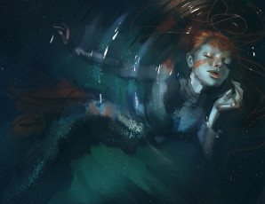 Картинка фэнтези русалки девушка русалка