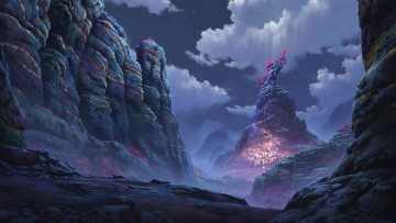 Картинка фэнтези иные+миры +иные+времена город