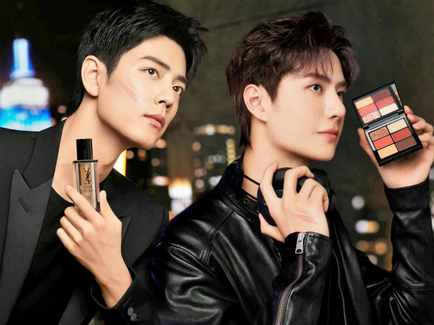 Обои картинки фото разное, компьютерный дизайн, сяо, чжань, ван, ибо, косметика