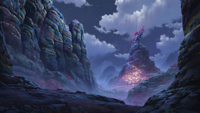 Обои картинки фото фэнтези, иные миры,  иные времена, город