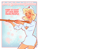 Картинка рисованное люди медсестра