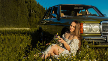 Картинка автомобили -авто+с+девушками красивая девушка