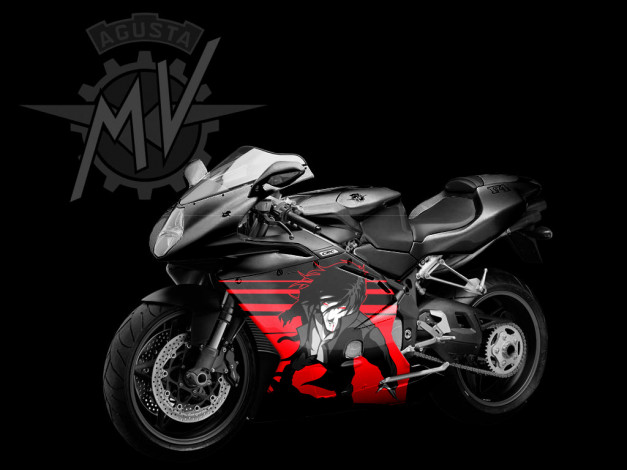 Обои картинки фото мотоциклы, mv, agusta
