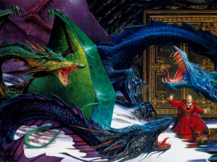 Картинка фэнтези драконы