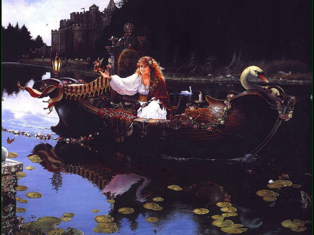 Обои картинки фото фэнтези, девушки