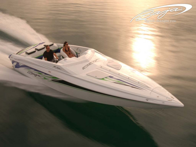 Обои картинки фото baja, 30, outlaw, корабли, катера