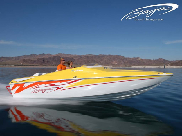 Обои картинки фото baja, outlaw, корабли, катера