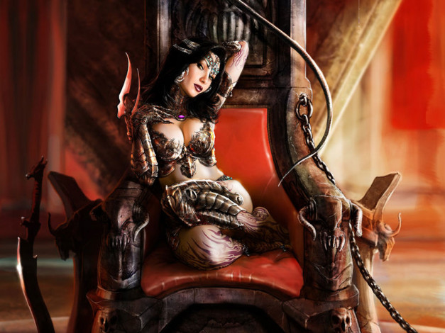 Обои картинки фото фэнтези, девушки