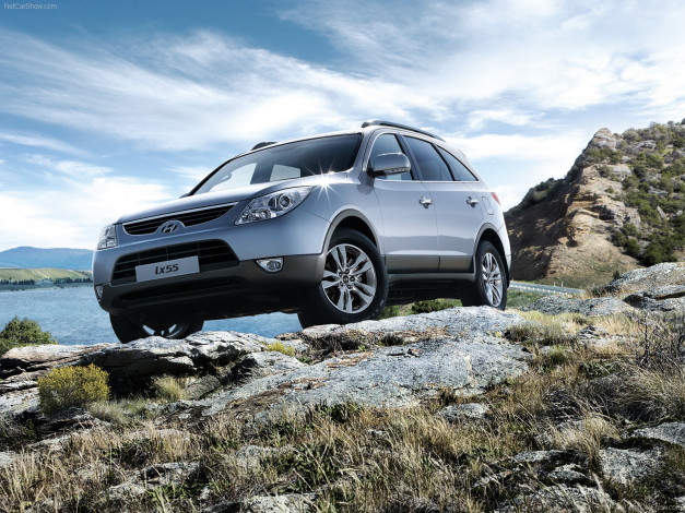 Обои картинки фото hyundai, ix55, 2009, автомобили