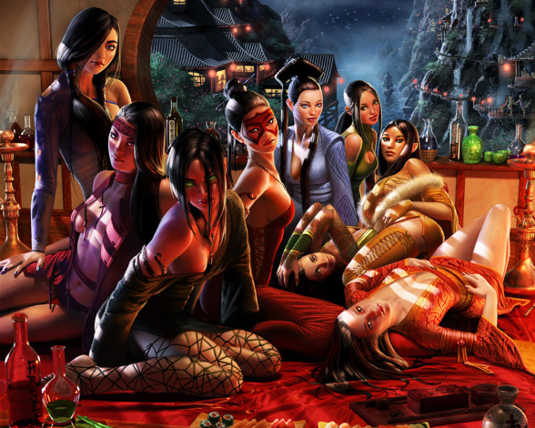 Обои картинки фото фэнтези, девушки