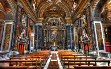 Картинка интерьер убранство роспись храма