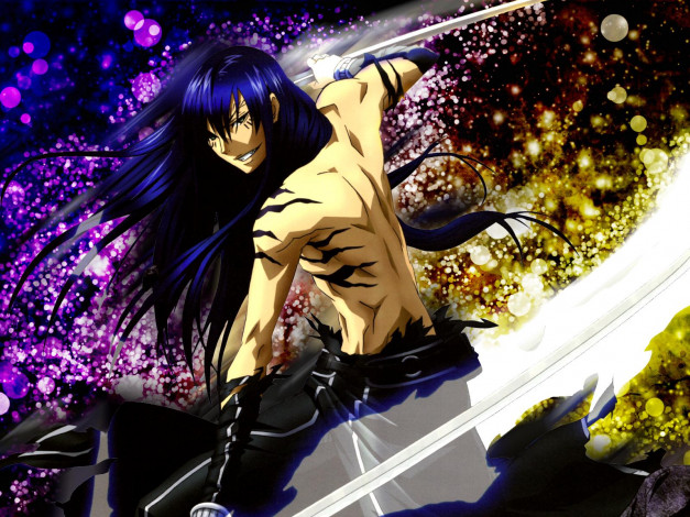 Обои картинки фото аниме, gray, man