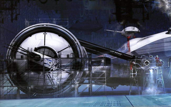 Обои картинки фото expos&, 233, transport, фэнтези, иные, миры, времена