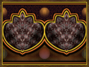 Картинка 3д графика fractal фракталы абстракция