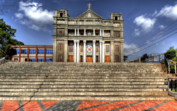 Картинка города католические соборы костелы аббатства индия