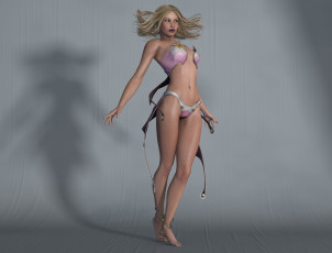 Картинка 3д графика people люди девушка