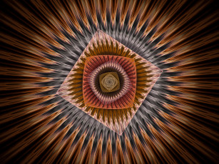 Картинка 3д графика fractal фракталы фон цвета узор