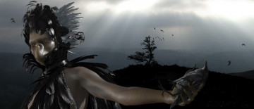 Картинка 3д графика creatures существа portrait - bird of prey