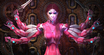 Картинка 3д графика fantasy фантазия e pluribus rosea