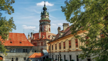 Картинка города здания дома облака