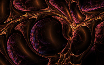 Картинка 3д графика fractal фракталы узор