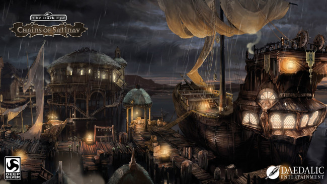 Обои картинки фото dark, eye, видео, игры, the, chains, of, satinav, игра