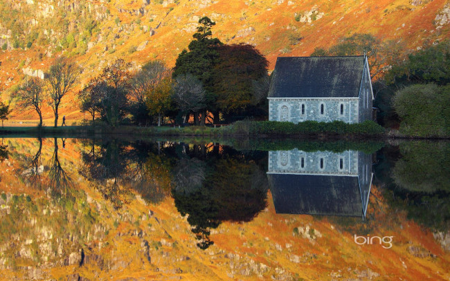 Обои картинки фото разное, сооружения, постройки, река, дом