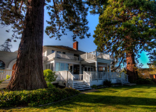 Картинка north saanich канада города здания дома дом парк ландшафт