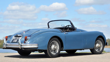 Картинка jaguar xk150 автомобили великобритания класс-люкс легковые land rover ltd