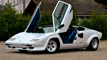 Картинка lamborghini countach автомобили класс-люкс спортивные италия automobili holding s p a