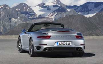 Картинка porsche 911 991 turbo cabriolet автомобили dr ing h c f ag германия спортивные элитные