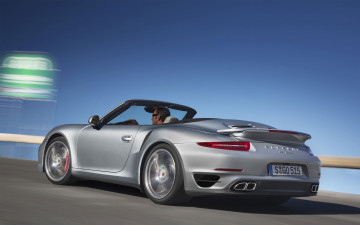 Картинка porsche 911 991 turbo cabriolet автомобили dr ing h c f ag германия спортивные элитные