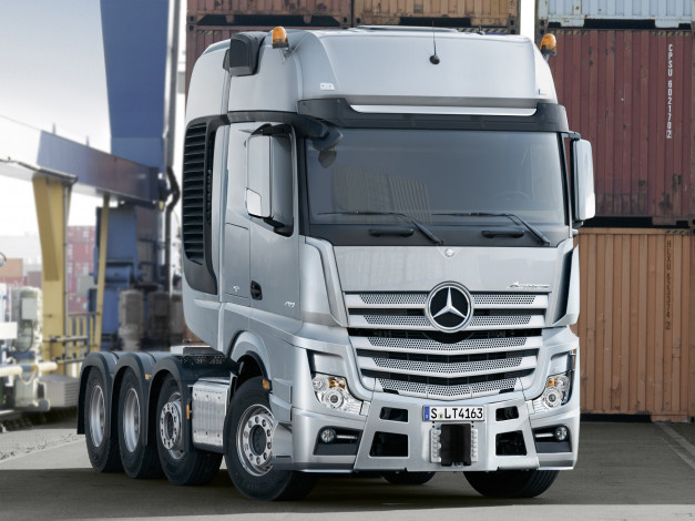 Обои картинки фото mercedes, автомобили, trucks