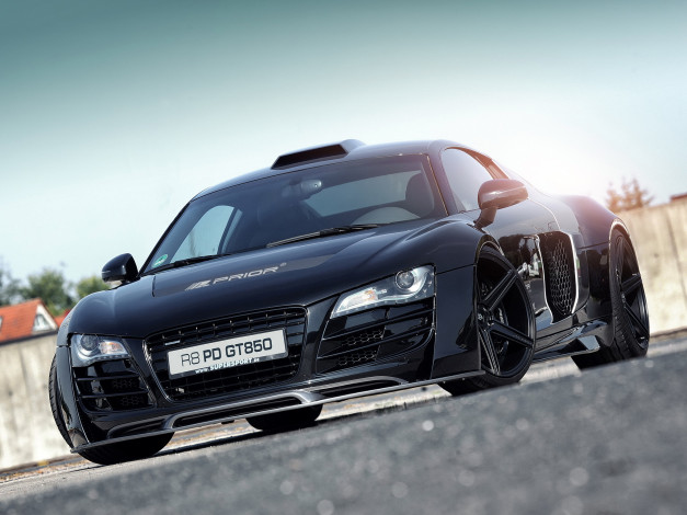 Обои картинки фото prior, design, audi, r8, gt850, автомобили