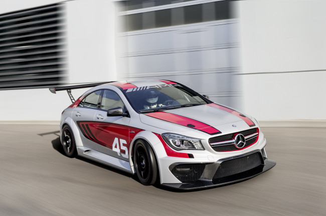 Обои картинки фото 2013, mercedes, benz, cla, 45, amg, racing, series, автомобили, гонки