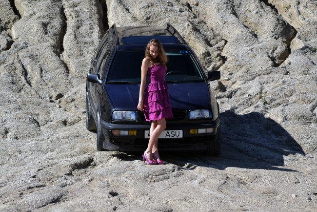 Обои картинки фото автомобили, авто, девушками, katrin